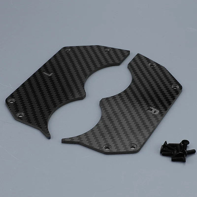 Piastra di copertura delle ruote in fibra di carbonio con sospensione per 1/7 ARRMA RC FELONY 6S Street Bash All-road Muscle Car