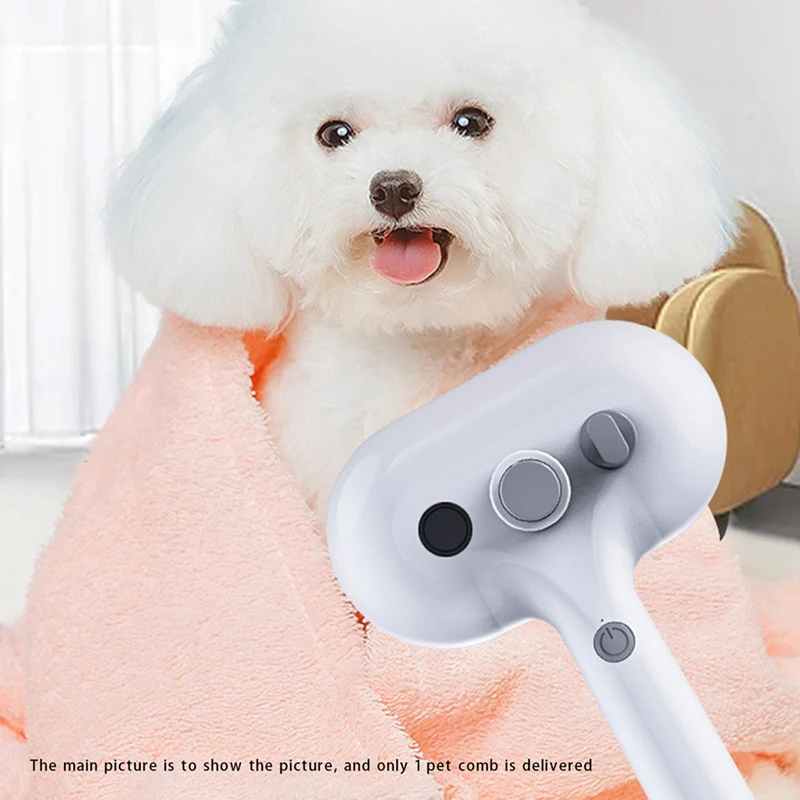 Pet Spray Comb Brush For Dog Pet Hair Roller Floating Hair Removal Comb With USB Charge Pet Care Pet Supplies