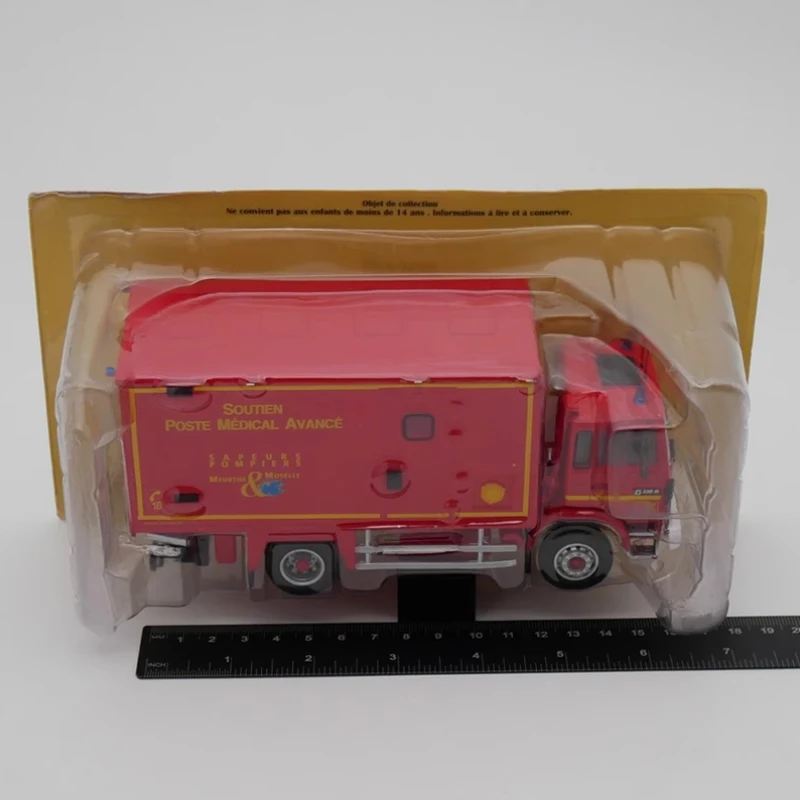 Ixo diecast escala 1:43 vi g230 modelo de caminhão de liga de motor de bombeiros produto acabado simulação brinquedo coleção modelo estático ornamento