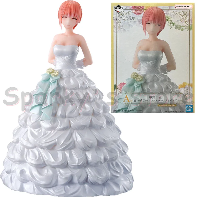 Bandai Original Ichiban KUJI The Quintessential Quintuplets Anime Figure Nakano Ichika Action Figure Toys For Kids Gifts Model