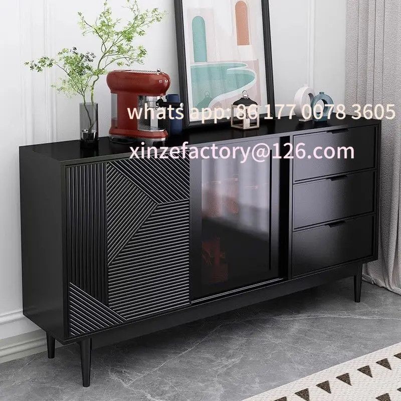 

Customizable Italian side cabinets lockers household chest cabinets living room simple storage cabinet kitchen