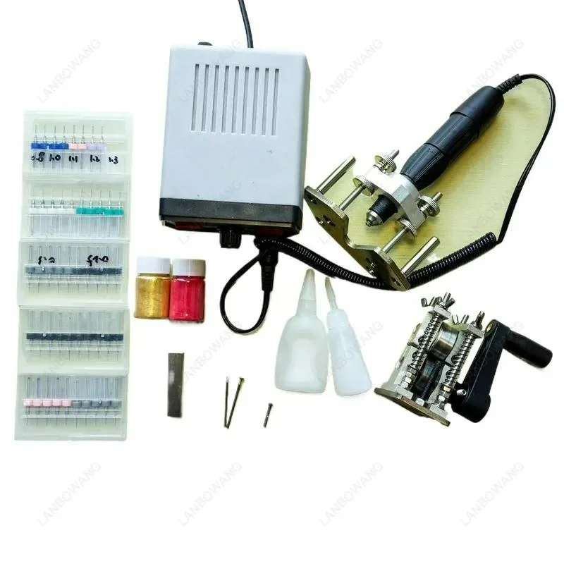 7 Days Zero-basis Handmade Silver Wire Inlay Tool Set, Beginner Learning Kit for Silver Inlay Craft