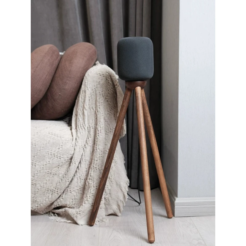 Suitable for speaker base HomePod bracket audio accessories solid wood stand floor foot second generation
