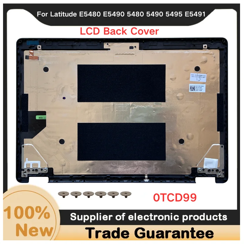 New For Kailxuling Latitude E5480 E5490 5480 5490 LCD Cover A Shell / Hinges 0H9K23 H9K23 0N92JC / Bezel 023TT6/Bottom A169B1