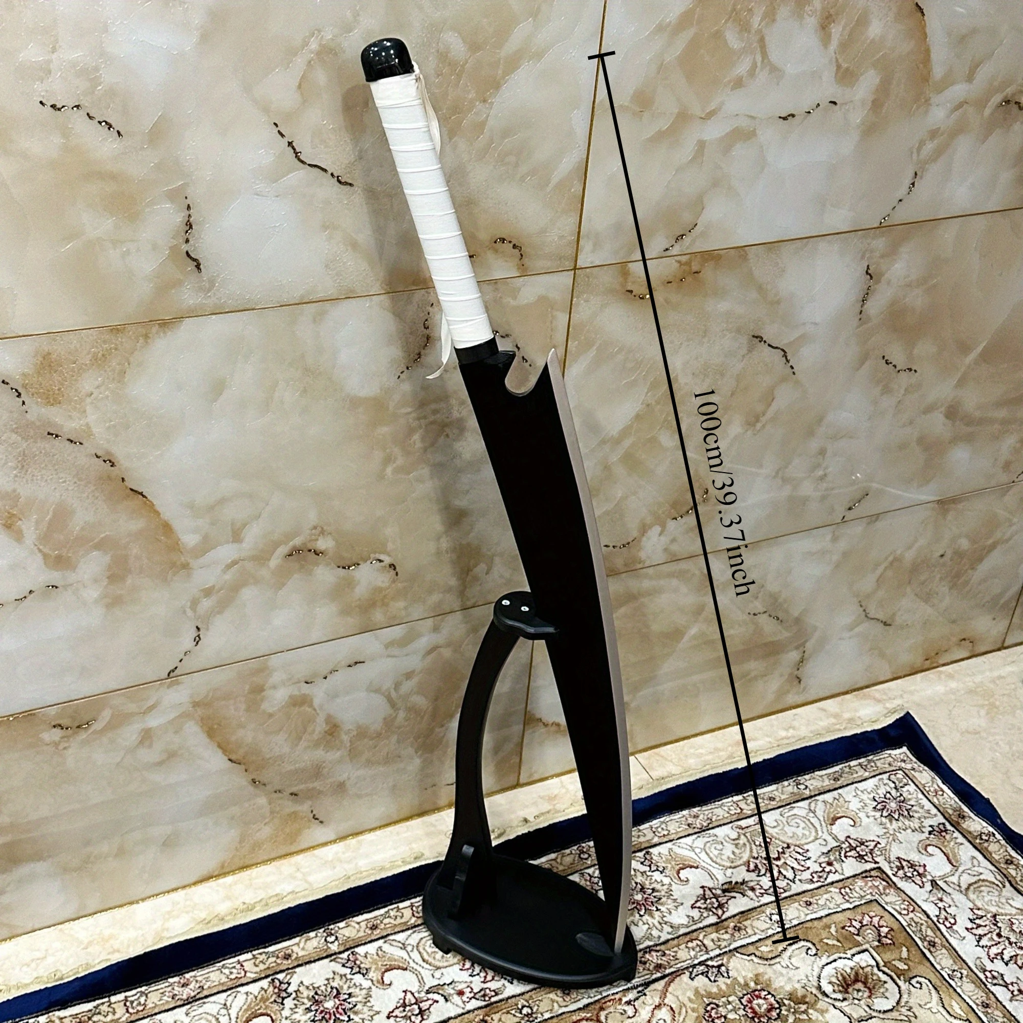 Épée Katana en bois Kurosaki Ichigo 39.3 pouces, sabre de samouraï, couteau Ninja japonais, accessoires de Cosplay, jouet accessoire