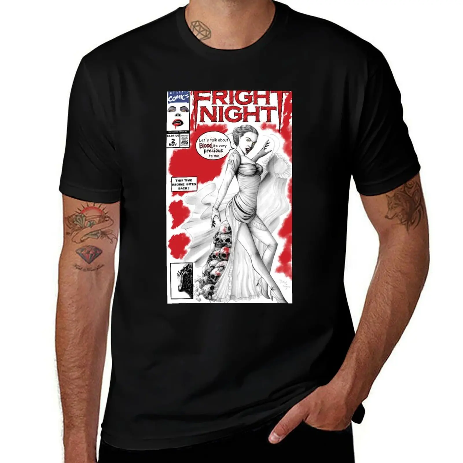 

Fright Night 2 Regine Comic T-Shirt t shirts with prints essential t shirt T-Shirt