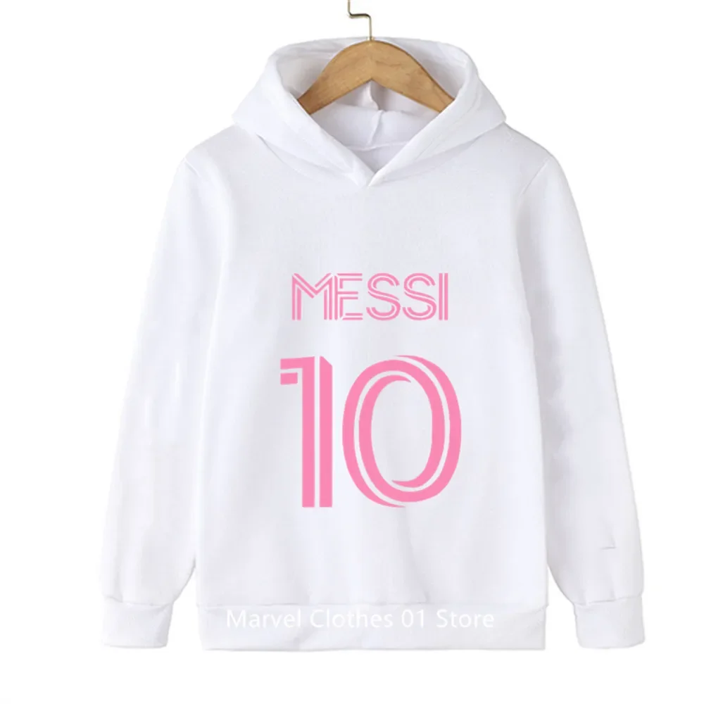 Football Superstar Girls Clothing Children Fashion Boys Messi Hoodie Kids Clothing Spring Autumn Sports Suit Tracksuit