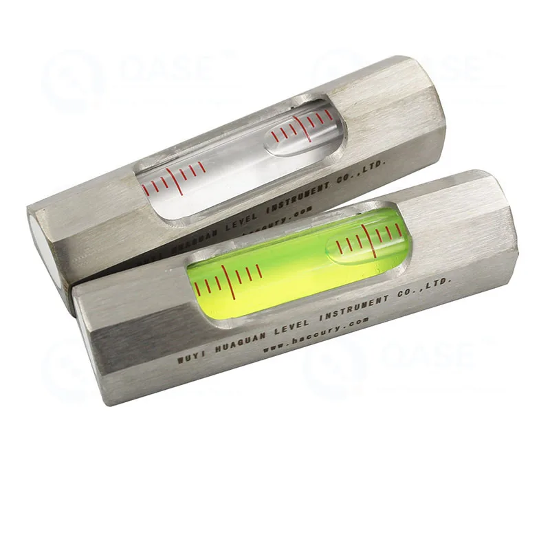 QASE High Precision Small Strip Spirit Level Bubble Measuring Instrument Mechanical Leveler Ruler 84MM Accuracy 0.1 To 1.5mm