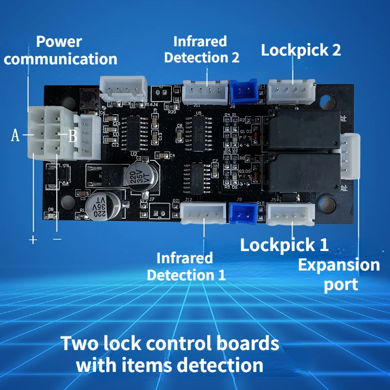 2-way Lock Control Panel, Electronic Warehouse Indicator Light Control Panel, Password Cabinet Lock Control Panel, Smart Drawer