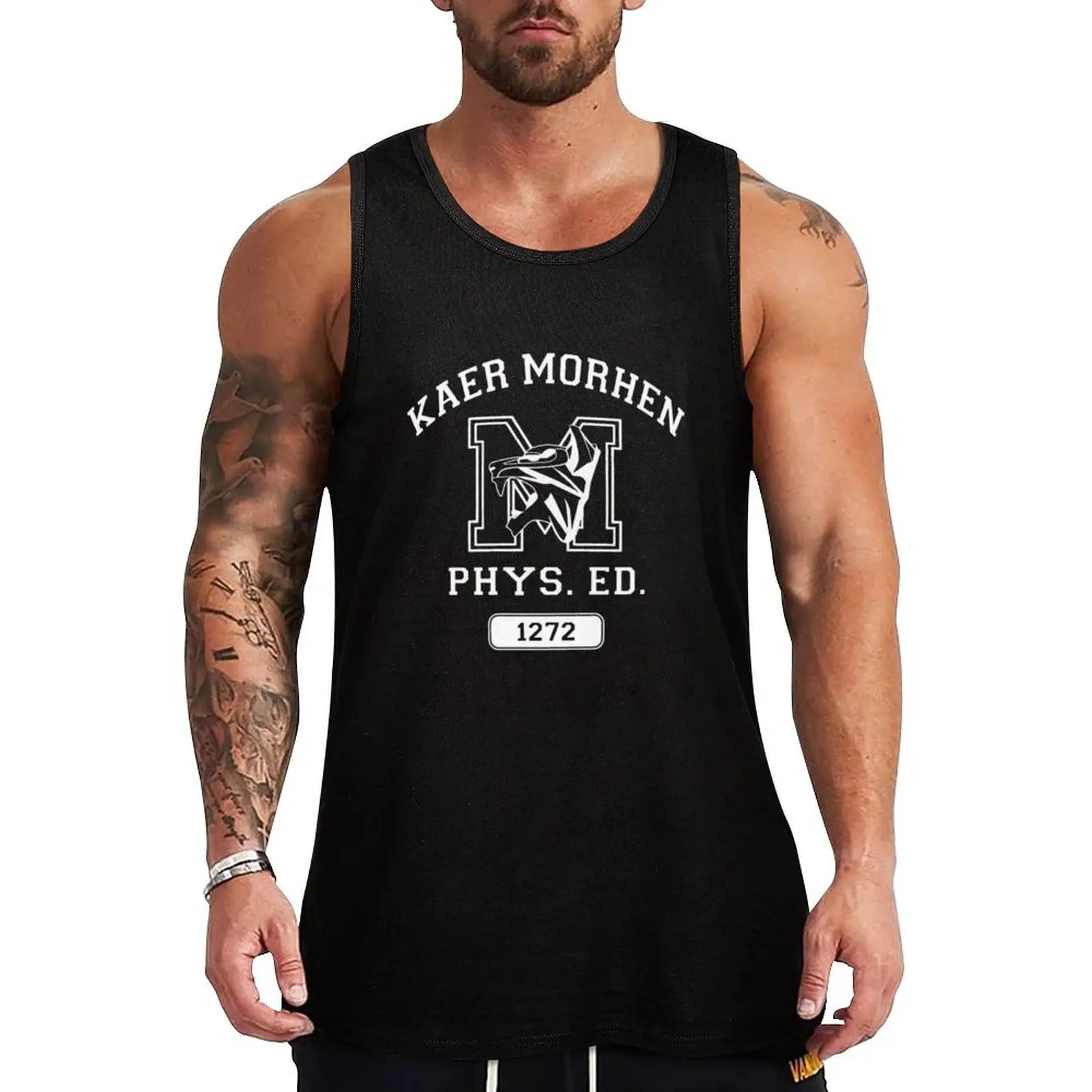 

beautiful solution occurs to him Tank Top Men's singlets gym clothes man fitness Men's gym clothing