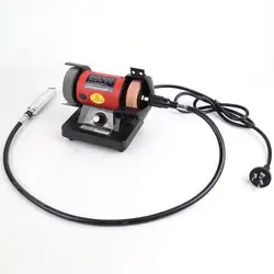 150W Polishing Machine Bench Buffer Polisher Grinder Buffing Wood Chisel Carving Engraving Machines