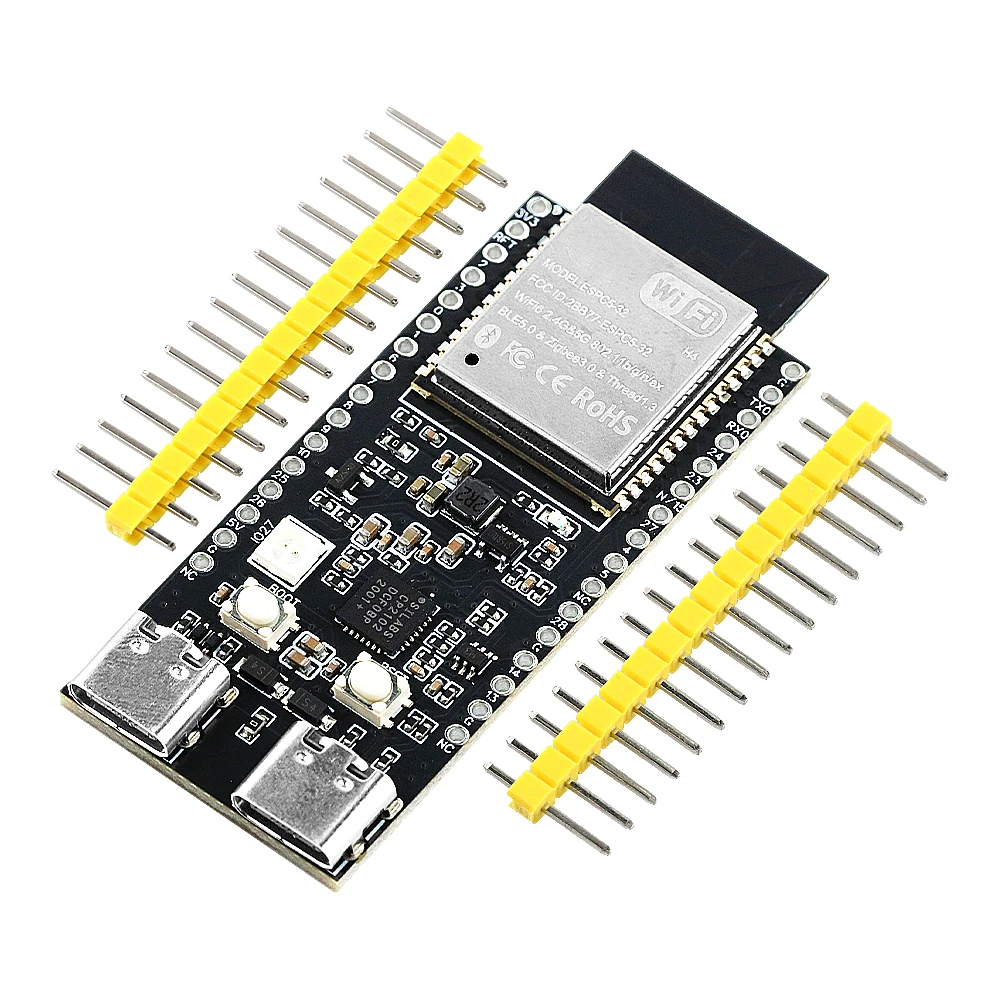 CP2102 ESP32 C5 Development Board ESP32-C5-DevKitC-1 N4 4MB Flash Dual-frequency 2.4G and 5GHz WiFi Module WIFI6 32PIN TYPE-C