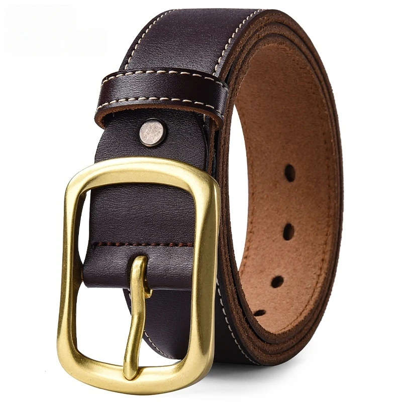 Crocodile Belt New Men High Quality Leather Belt Metal Pin Buckle Belt Leisure Business Waistband Fashionale Male Designer Belt
