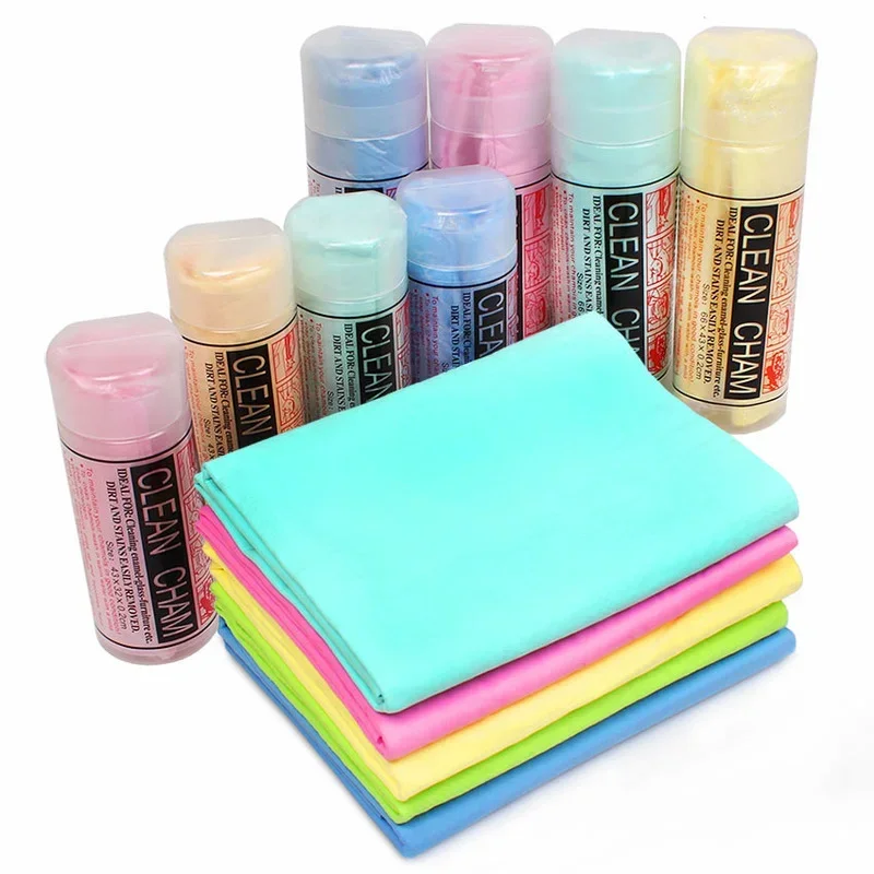 Super Absorbent Towel Magical Auto Care Suede Chamois Towels Car Cleaning Towel Wash Cloth  Car Wash Brush Cleaning