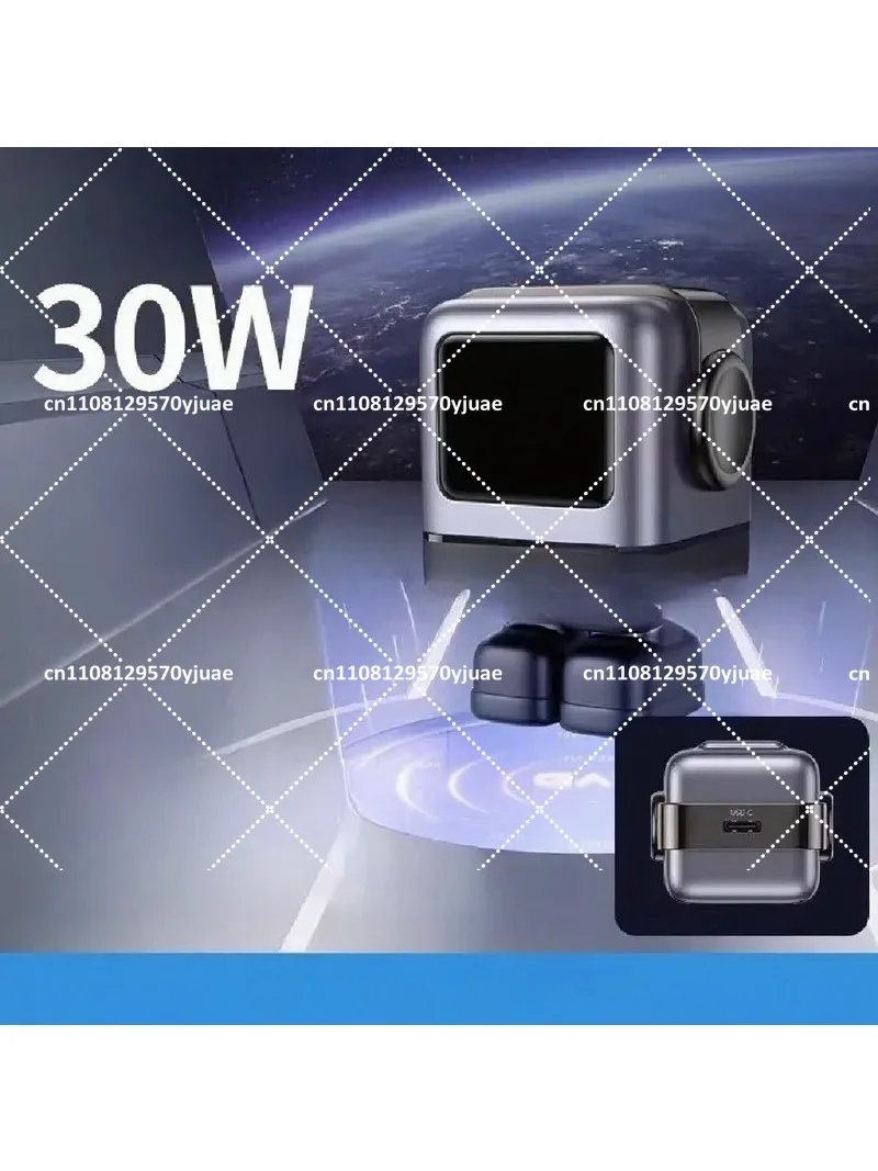 30W GaN Fast Charger Block USB C Wall Charger Compatible with Android Phone Laptop Charging Station