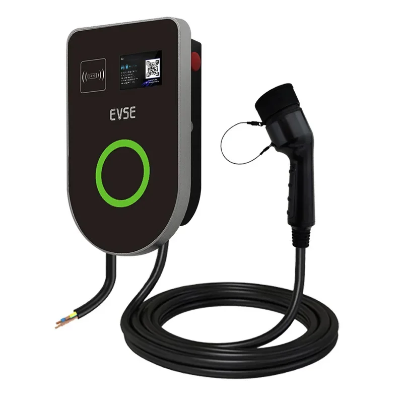 

EVONIC EV Charger Wall-mounted Type 2 European Stand RFID Card AC 16A 32A 240V-380V For Electric Car Charging Station