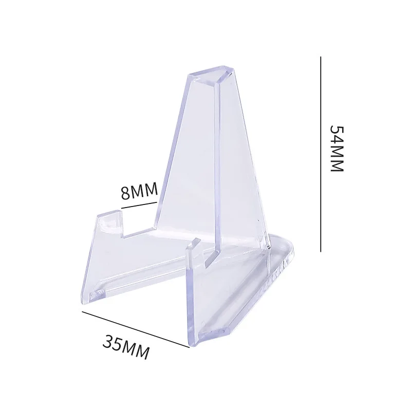 Soporte de acrílico transparente para sesión fotográfica, funda de protección de fotos de ídolo coreano, marco de fotos transparente, tarjetero pequeño, nuevo