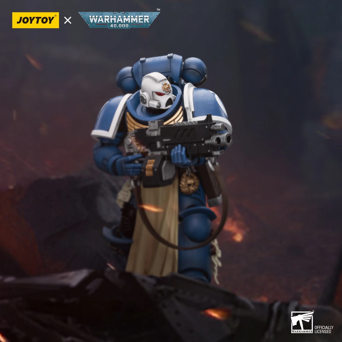 

JOYTOY JT9824 Warhammer 40k 1:18 Ultramarines Sternguard Veteran с автоматической болтовой винтовкой