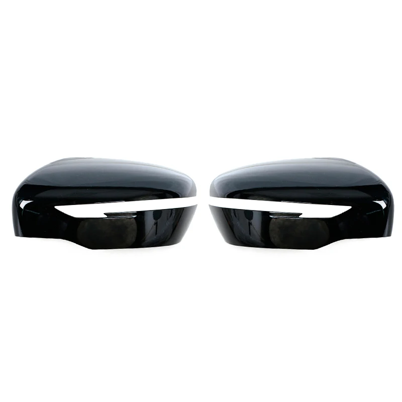 White Black For Nissan X-Trail XTrail T32 2014-2020 Exterior Rearview Side Mirror Cover Cap Lid House