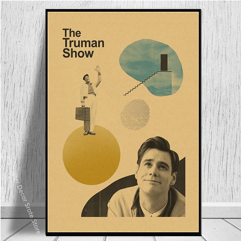Classic Movie Poster The Truman Show/Breaking Bad/Inglourious Basterds Prints Vintage Room Home Bar Cafe Decor Art Wall Painting