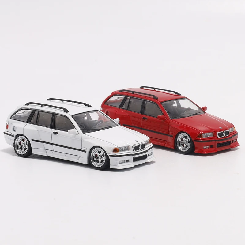 Diecast Model Car 1:64 BMW 3 Series E36 Alloy Car Model BMW WAGON Vehicle Toys for Boys Collection Display Original Box