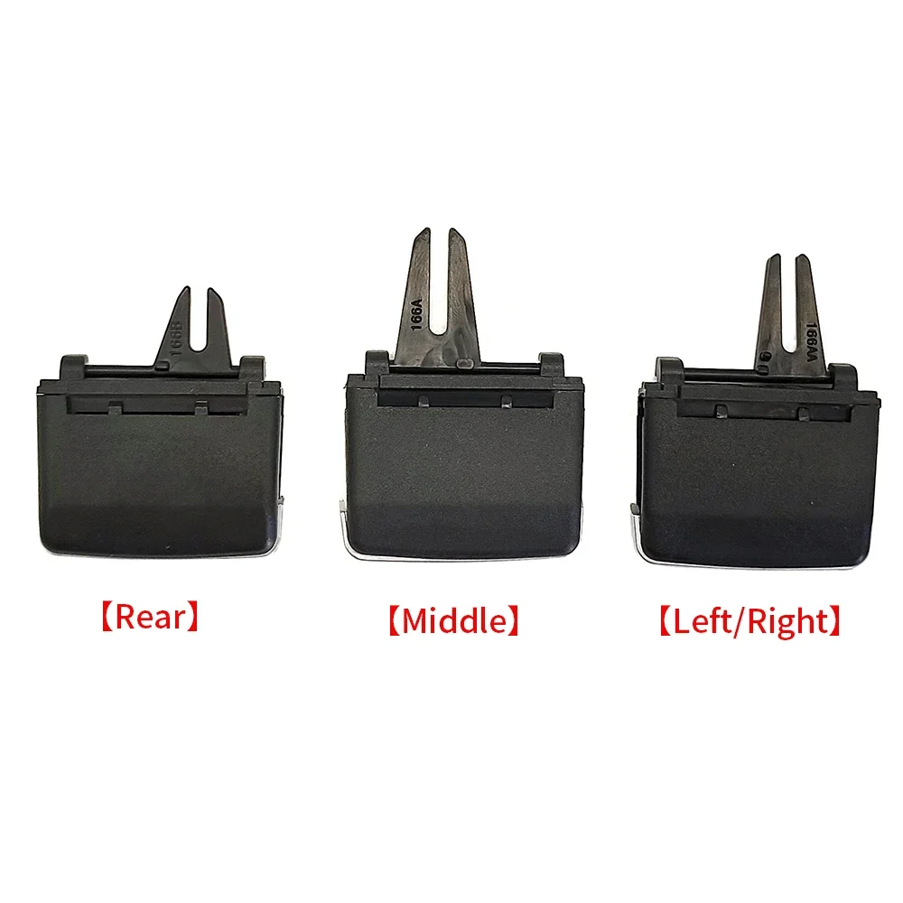 Front Rear Dash Air Conditioner Ac Vent Grille Tab Clip Slider For Mercedes Benz ML GL ML GLE GLS Class W166 W292 2012-2019