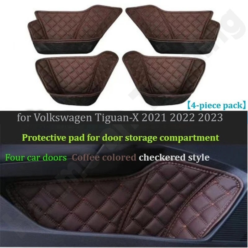 for Volkswagen Tiguan-X 2021 2022 2023 Door protection pad/storage door slot pad/interior door storage box protection pad - view 4