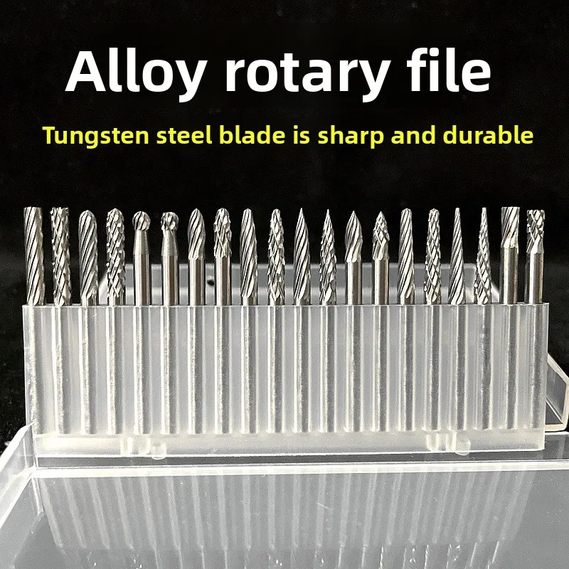 

Metal Inner Grinding Head / Jade Mold Engraving Grinding Head / Alloy Rotary File / Tungsten Steel Grinding Head Double Groove