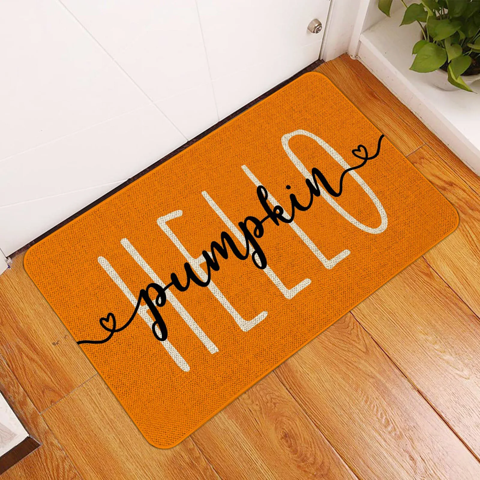 Fall Thanksgiving Decorative Door Mat Farmhouse Happy Fall Yall Doormat Autumn Buffalo Plaid Doormats Non Slip Fall Beer Blanket