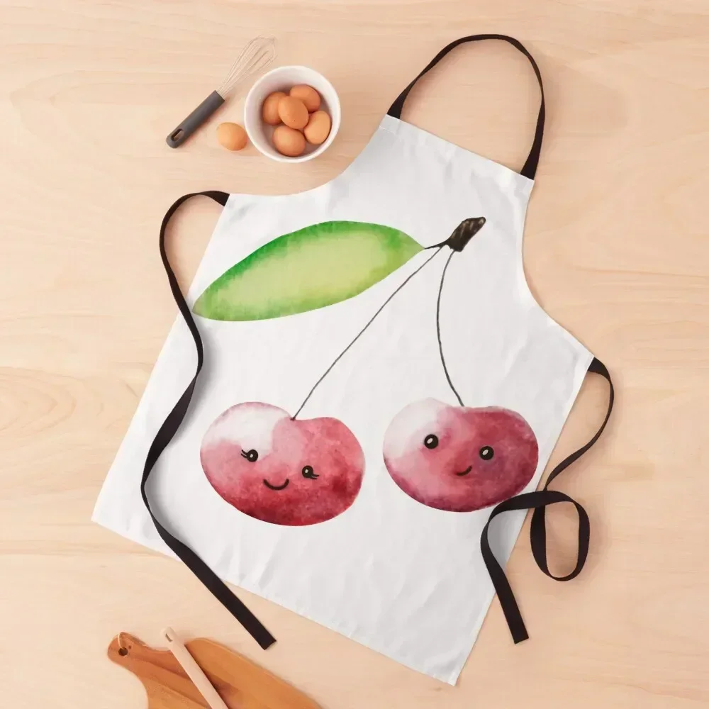 

Cheery Cherries Apron Costume Waiter man chef uniform Home Cleaning Men'ss Apron