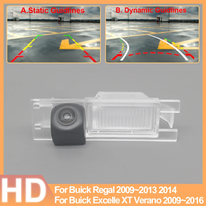 

Car Rear View Reverse Rearview Parking Waterproof High quality RCA Camera For Buick Regal Excelle XT Verano 2009~2014 2015 2016