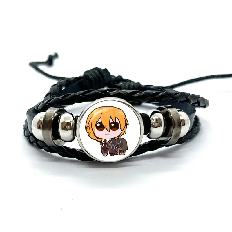 Game Limbus Company Lederarmbänder Anime Mehrschichtige geflochtene Armbänder Armreifen Handgefertigter Schmuck Geschenke – Detail 10