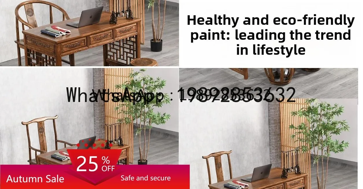 X1 solid wood desk writing desk household simple zen picture calligraphy table living room decoration vintage home decor