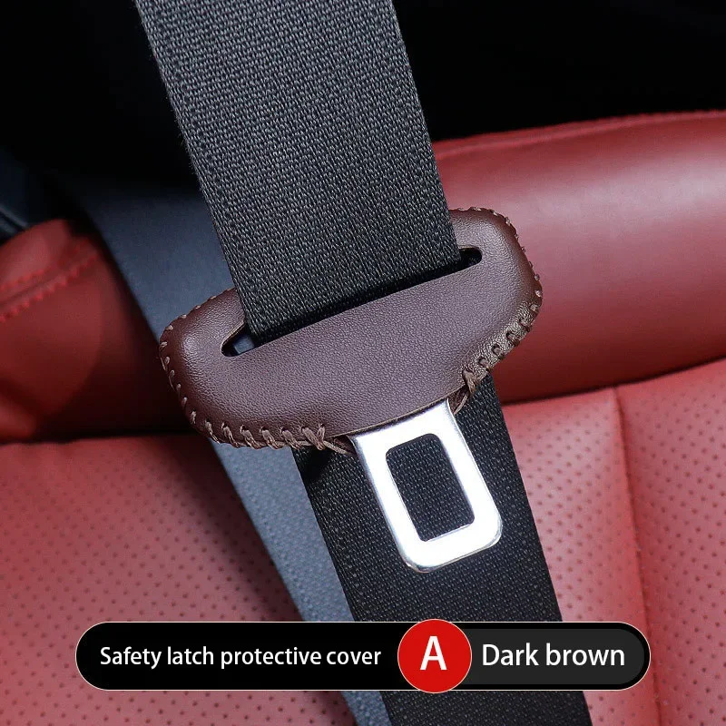 1 STKS Universele Autogordel Gesp Cover Protector Anti-collision Case PU Lederen Bescherming Slijtage Auto-interieur Accessoires