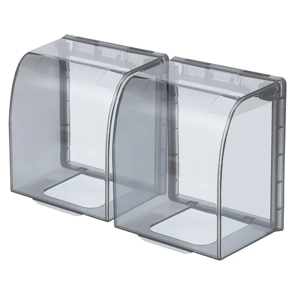 

Комплект из 2 пластиковых защитных накладок для настенных розеток в ванную комнату, водонепроницаемые, брызгозащищенные, для электрических панелей