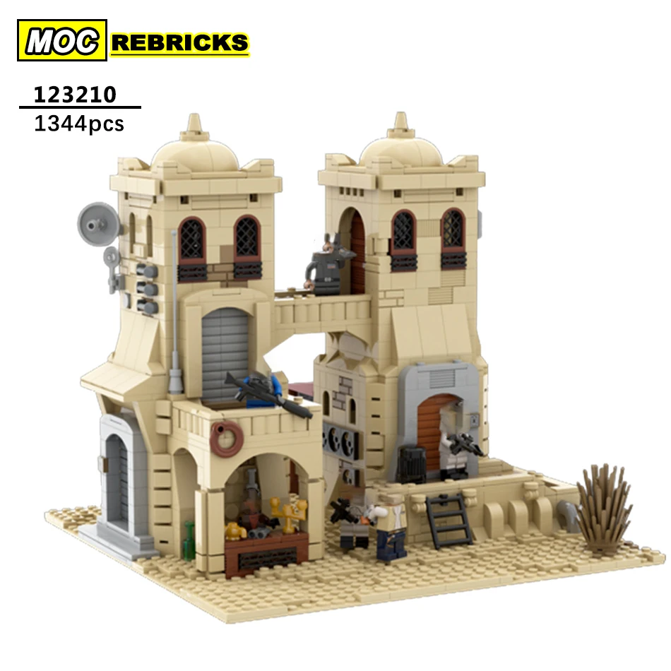 

Space Movie Desert City Architecture Building Block DIY Model House MOC-123210 Collection Experts Bricks Toy for Kid Xmas Gift