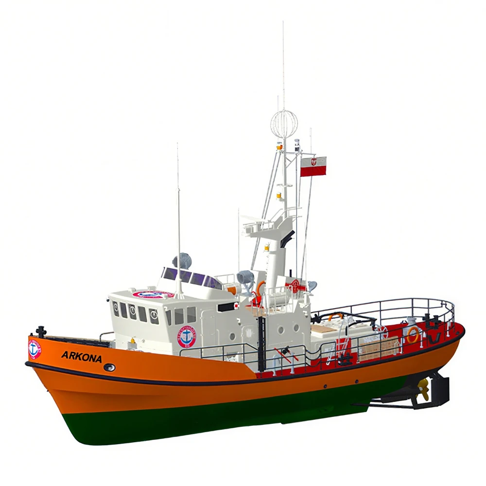 

1/50 ARKONA Remote Control Rescue Ship KIT Edition Offshore Work Ship Model Kit Adult Assembled Remote Control Boat Model Toy