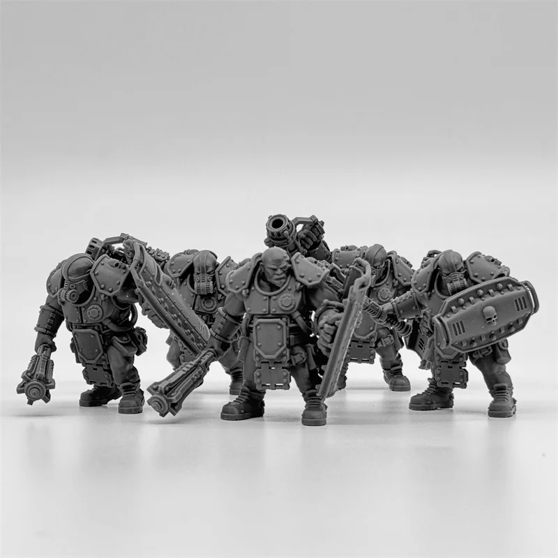 Abhuman Giants in Heavy Armor Resin Model Kit 28mm Scale Miniature Tabletop War Gaming Unpainted Soldier Figures