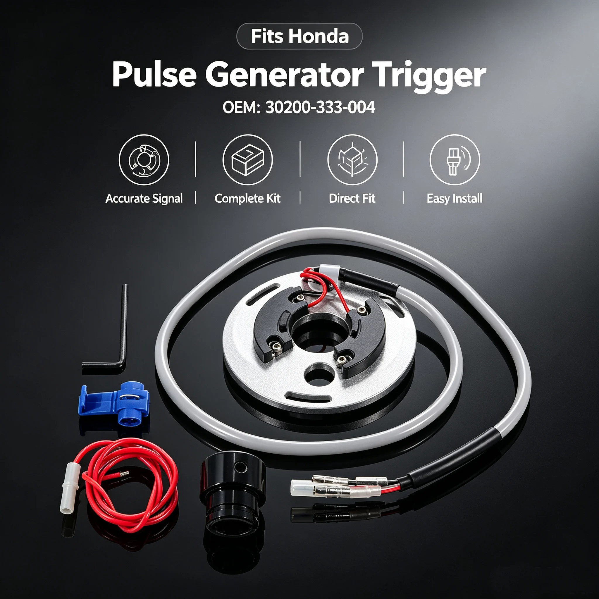 Motorcycle Pulse Trigger For Honda CB350F CB350F0 CB350F1 CB400F1 Four OEM:30200-333-004