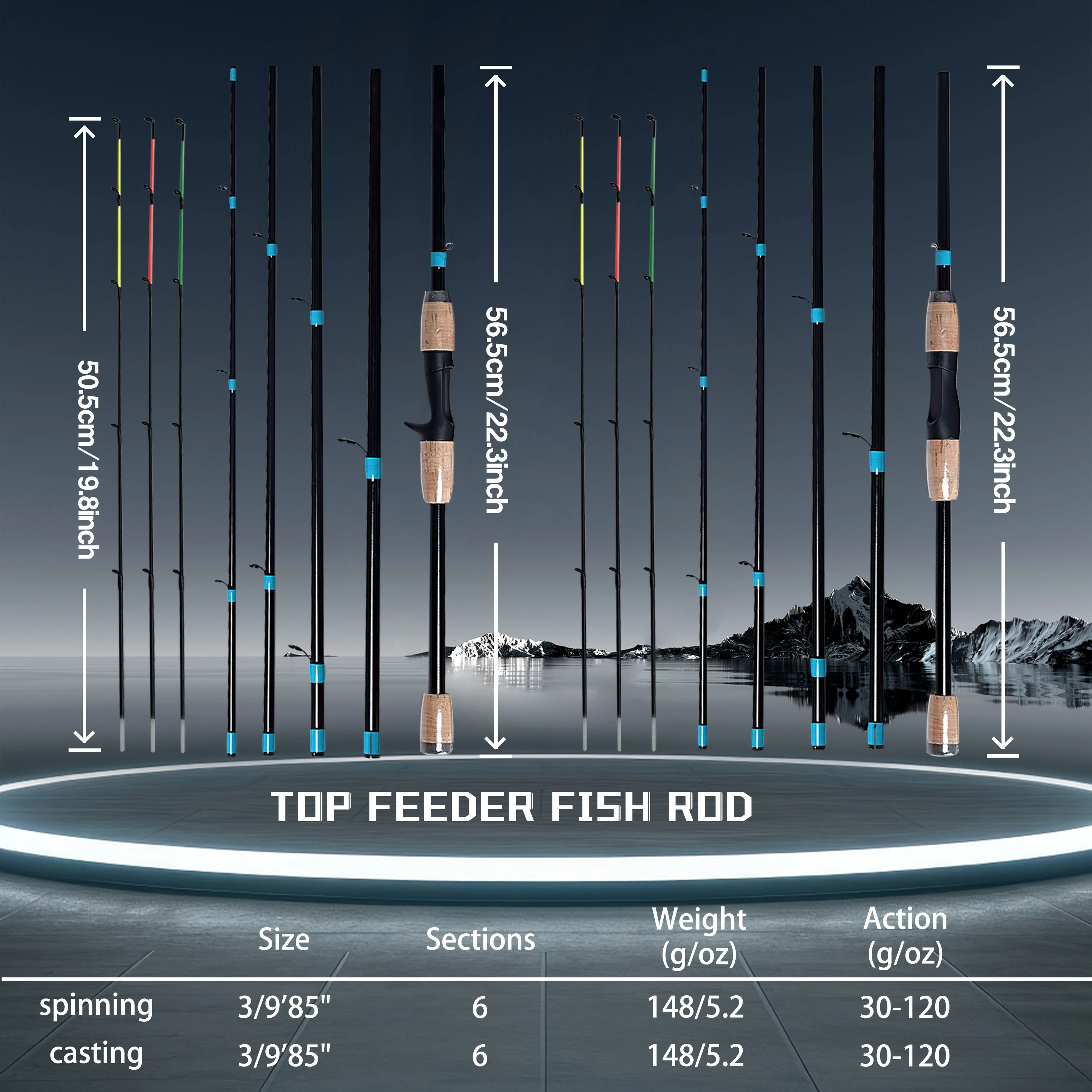 صنارة صيد تغذية من ألياف الكربون بطول 3 أمتار، تصميم مقبض من الفلين المجزأ، حلقة دليل من السيراميك الأسود، دوران نايلون عالي القوة، 3 أطراف مختلفة، تصميم قضيب أسود، سهل الحمل، مصنوع من مادة ألياف الكربون، قوي ومتين، ويمكن تحقيق مثالي الصيد في أي وقت أثناء السمك #4