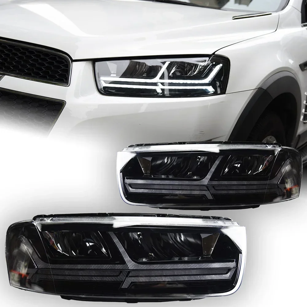 LED Headlights DRL for Chevrolet Captiva 2011-2018 Dynamic Signal Head Lamp Car Lights Auto Accessories Projector Lens
