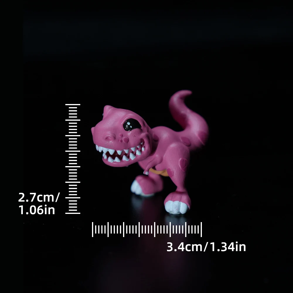 1/64 Roxy Rexy Dinosaur Skeleton (Randomly Hidden Version Three Golden Teeth) Resin Simulated Dinosaur Toy OrnamentMiniature