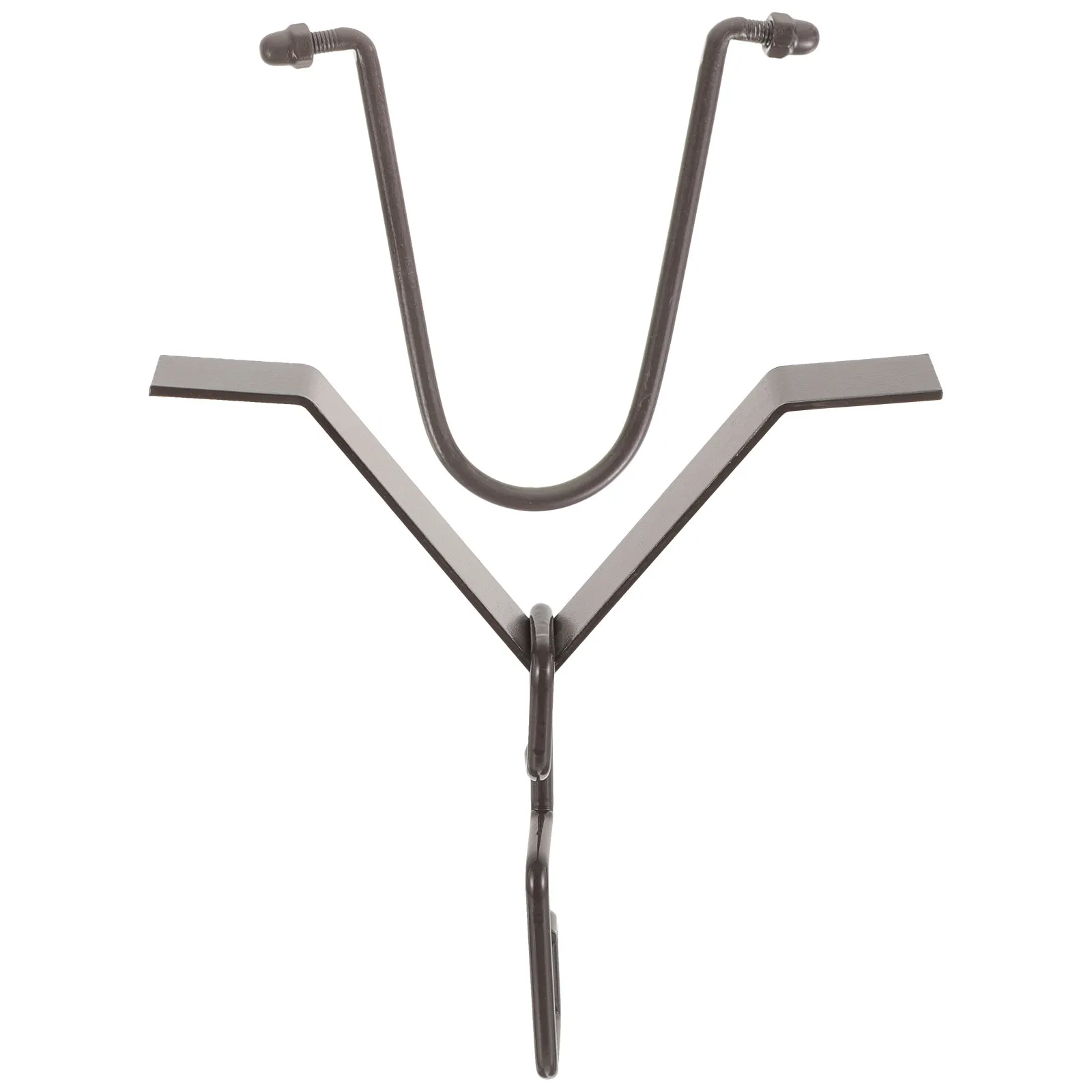 1Set Rain Chain Hook V-Shaped Iron Metal Rain Chain Drain Adapter Hook for Outdoor Gutter Installation Accessory