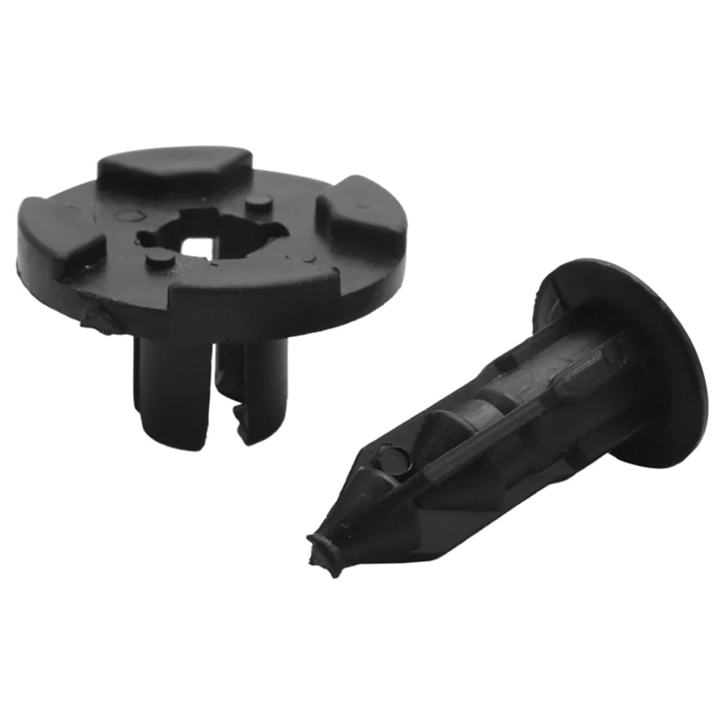 【Gehaast】 600 stuks kunststof onderdelen 8 mm zwart gat bumper klinknagel clipsluiting