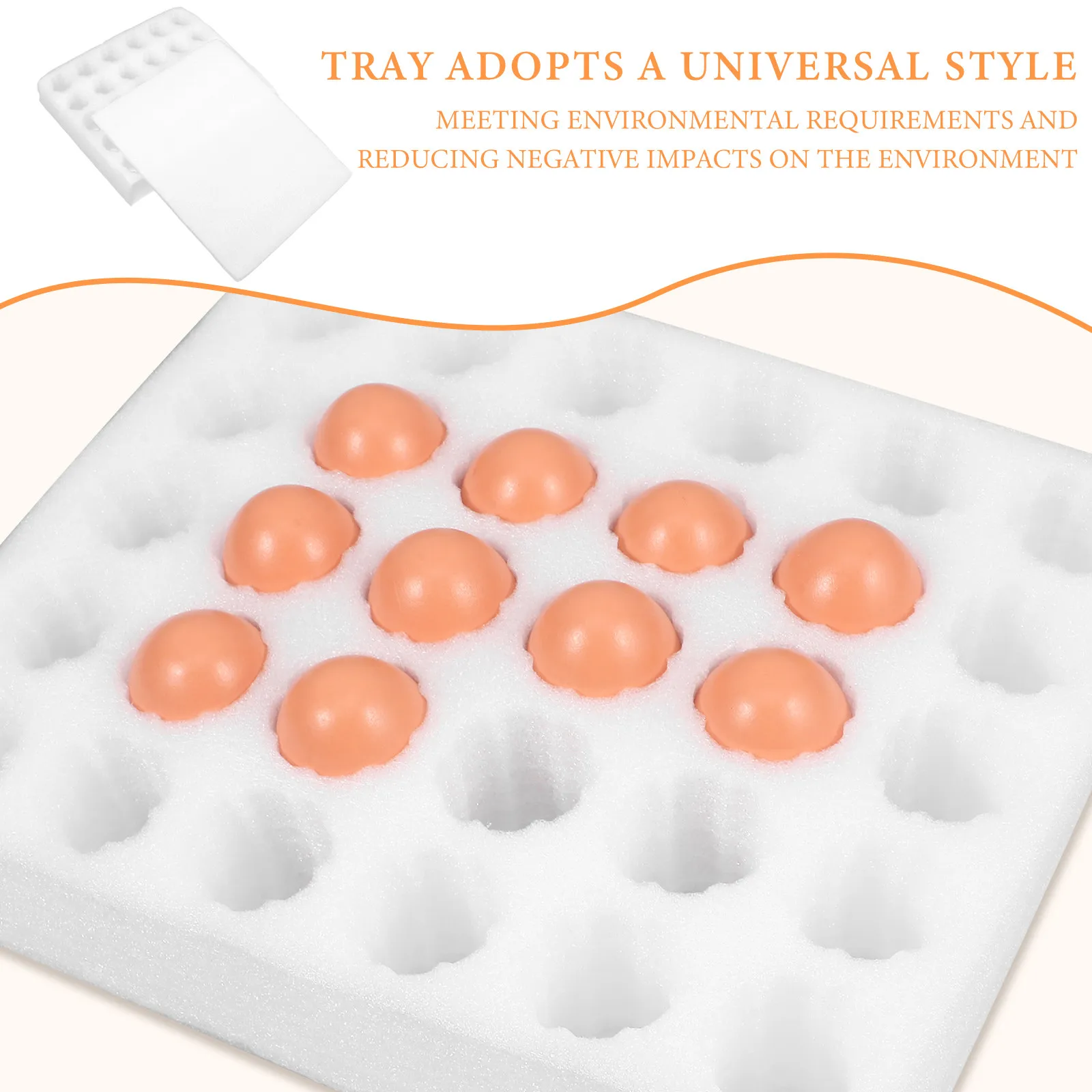 30-Cell Egg Storage Holder Epe Shockproof Egg Tray Bulk Carton Pad Packaging Crate Organizer for Safe Transport