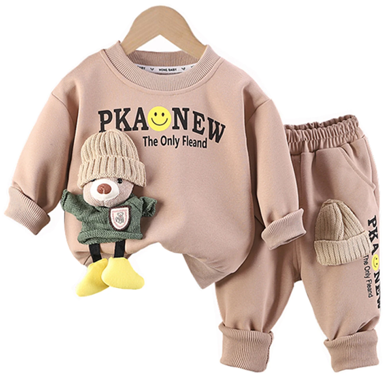 

Infant Baby Boy Clothes Set Spring Autumn Cartoon O-neck Pullover Long Sleeve T-Shirts+Pants Kids Clothes Two Piece Outfit Set