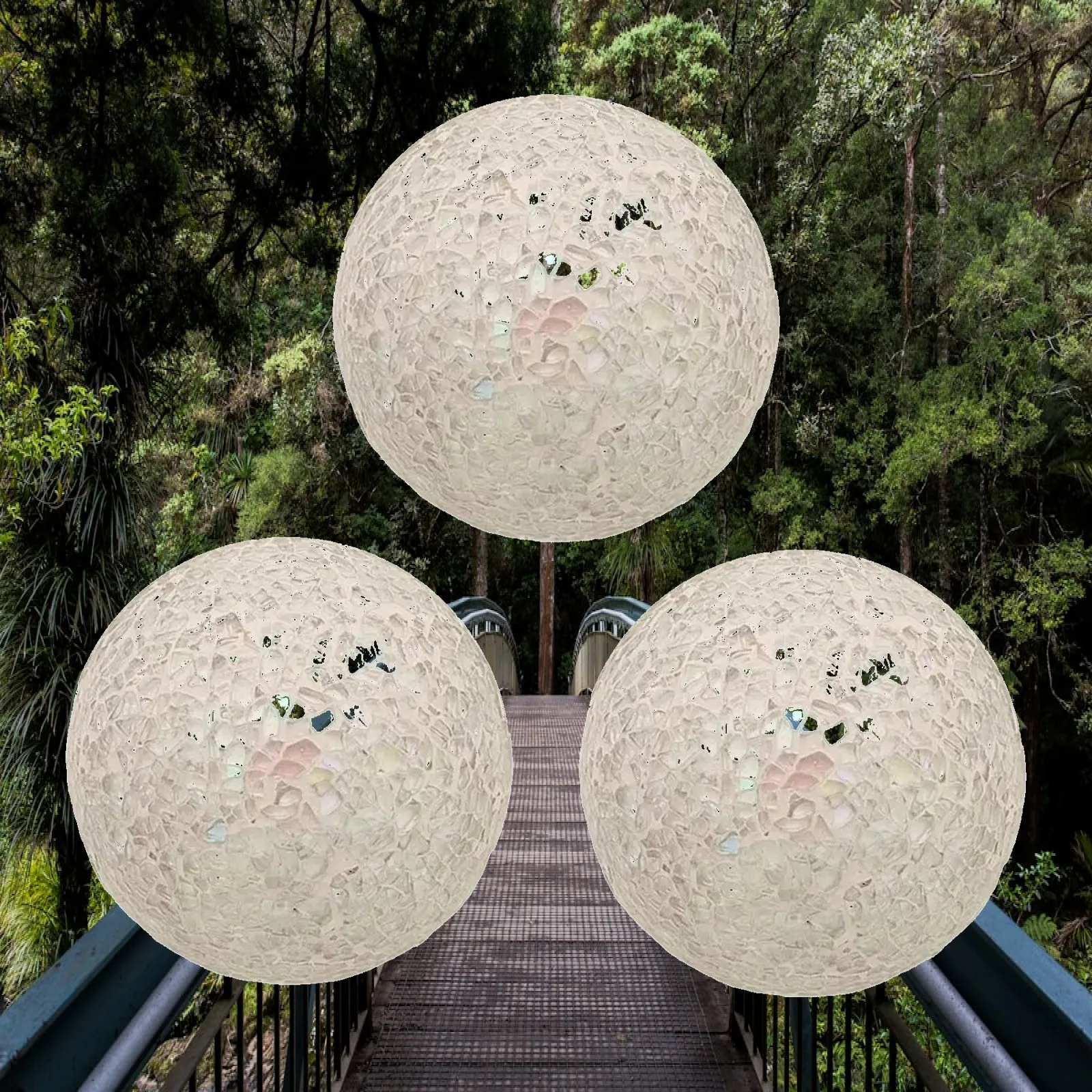 Glass Mosaic Balls Decorative Sphere Ornaments for Bowl Tray Vase Centerpiece Modern Home Art Party Decor
