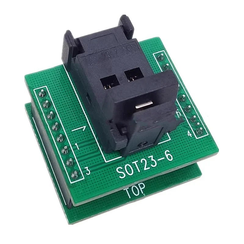 For SOT23 To DIP6 Chip Test Socket IC Programmer Adapter Burning Seat For SOT23-6L Easy Installation