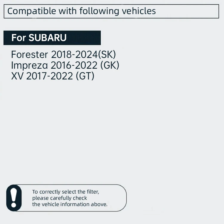 WESTGUARD MK9810 For SUBARU Forester Impreza XV 1.6 2.0 2.5 19-21 72880FL000 Activated Carbon Air Cabin Filter CUK23041