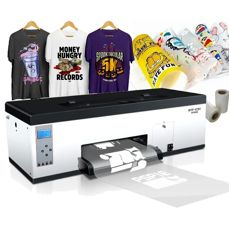 Automatic t Shirt DTF  XP600 A3 30cm 33cm DTF Inkjet Printer Printing Machine